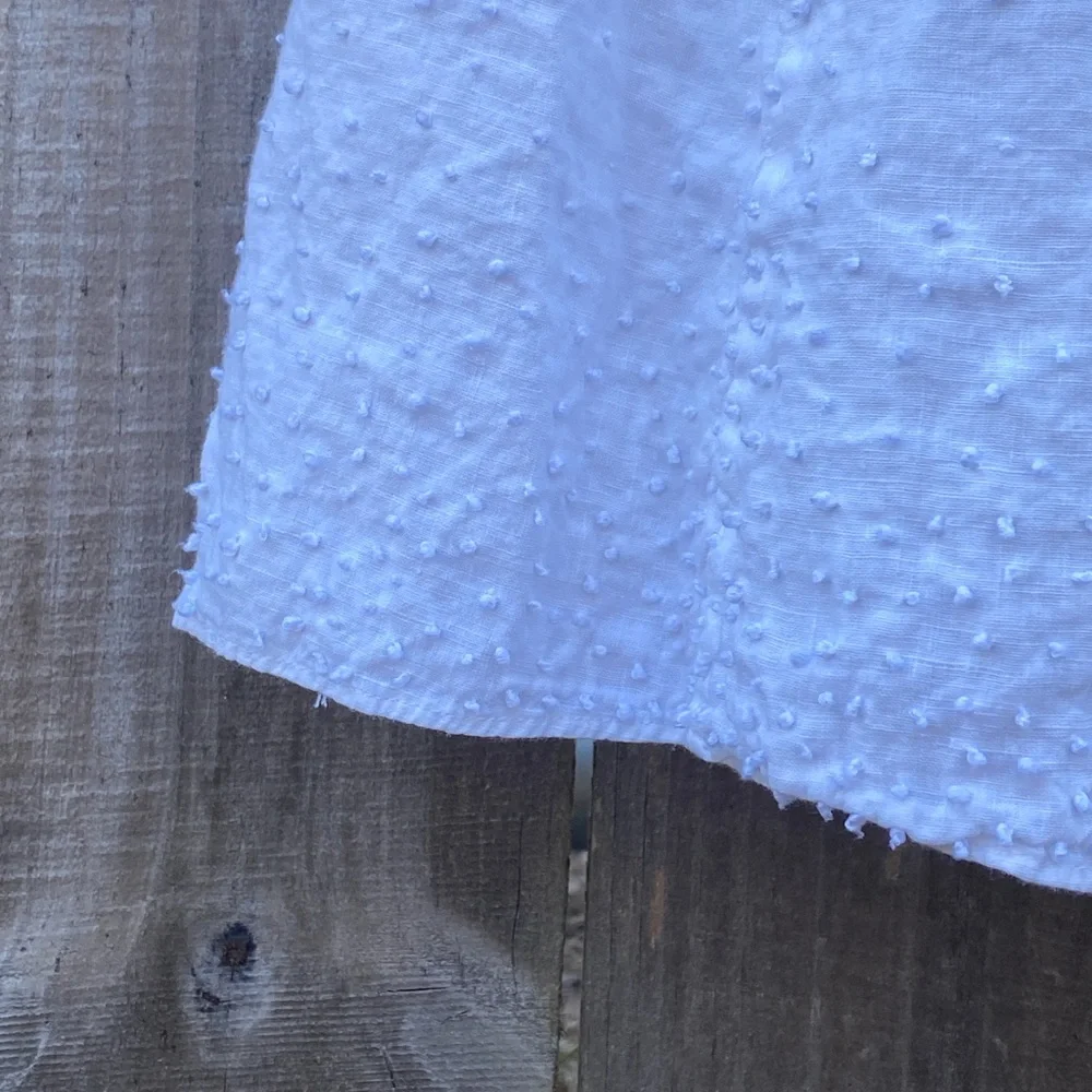 White Irish Linen Dress - Picture 3 of 3